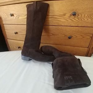 Frye suede boots